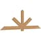Ekena Millwork Kennewick Timber Gable Bracket, Western Red Cedar, 96"W x 32"H x 1 1/2"D x 5 1/2"F, 8/12 Pitch GBW096X32X0206KEN00SWR - alternate 3